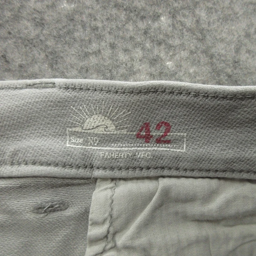 Faherty Men's Chino Shorts 42 Iron Cotton Blend Stretch Terry 7